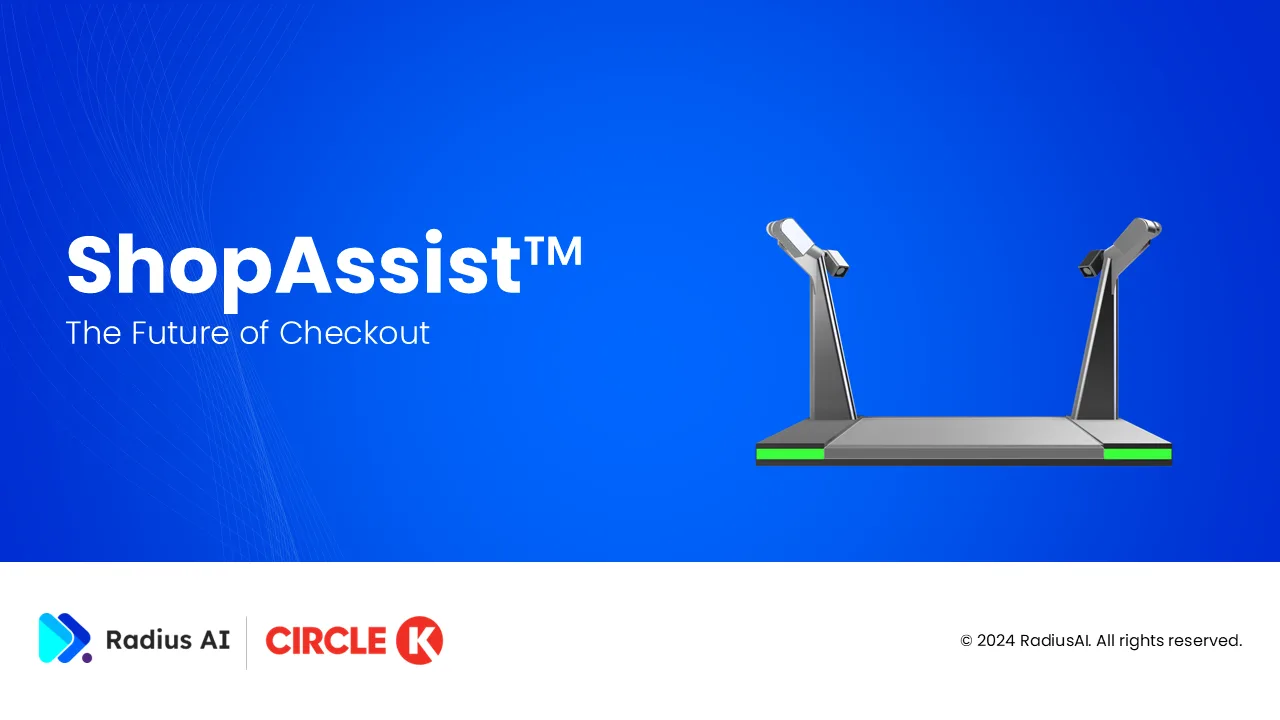 Radius AI deck cover: ShopAssist, The Future of Checkout