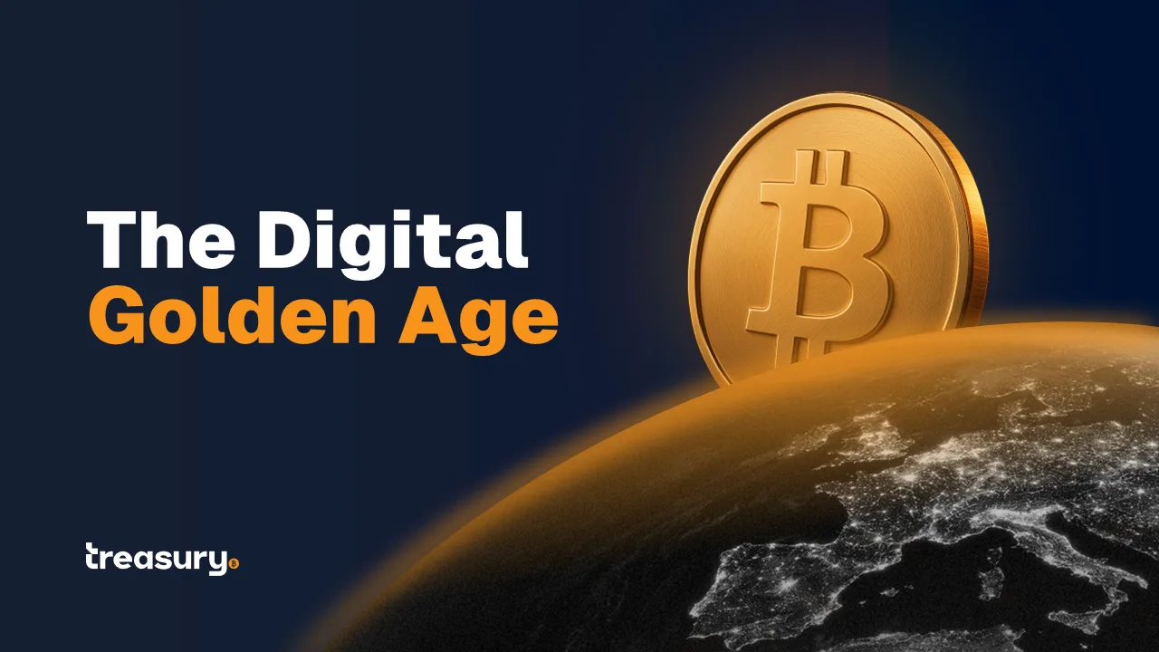 Treasury keynote slide: The Digital Golden Age